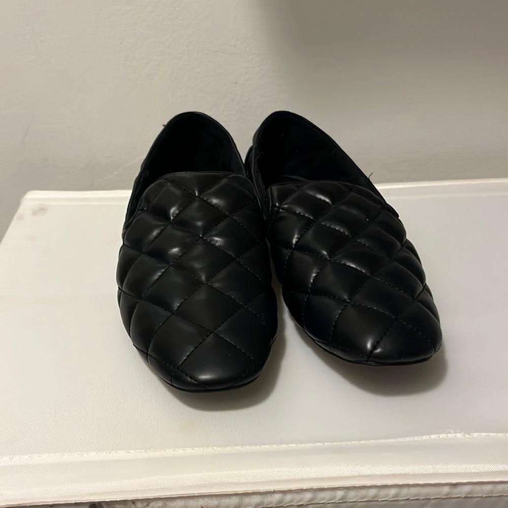 Zara black loafers